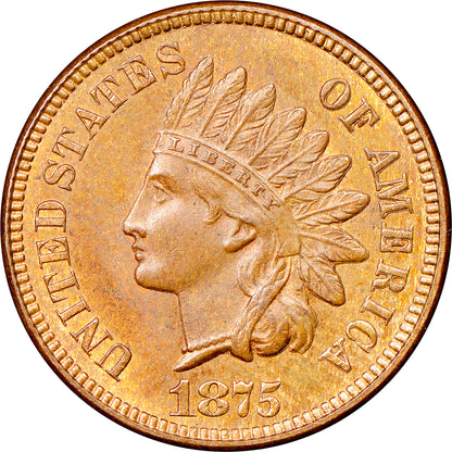 1875 Indian Head Cent