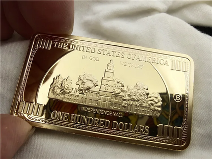 $100 Gold Bar
