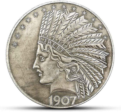 YukaBa MarshLing Indian Head Ten-Dollars Coin