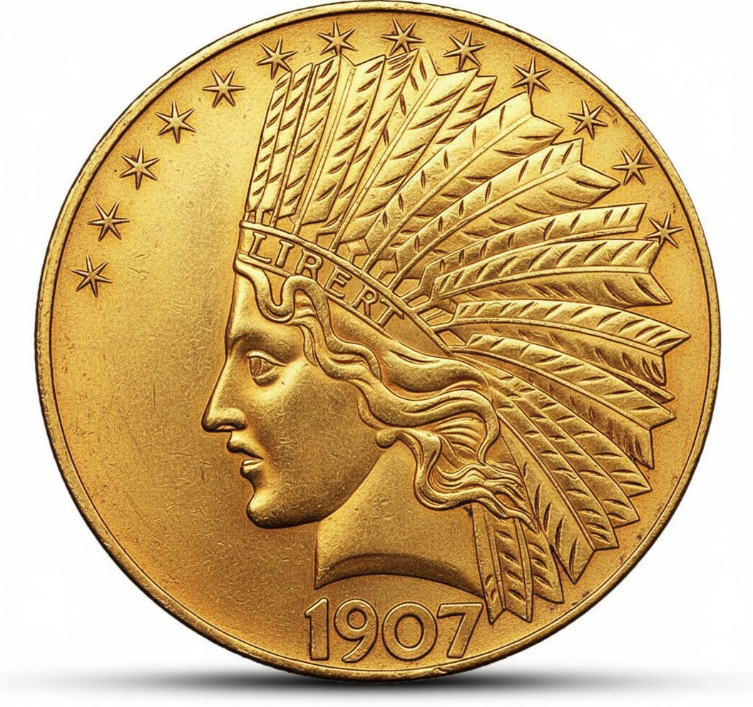 YukaBa MarshLing Indian Head Ten-Dollars Coin